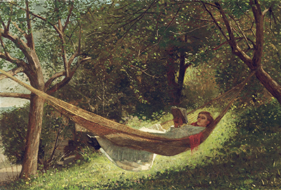 Girl in the Hammock Winslow Homer